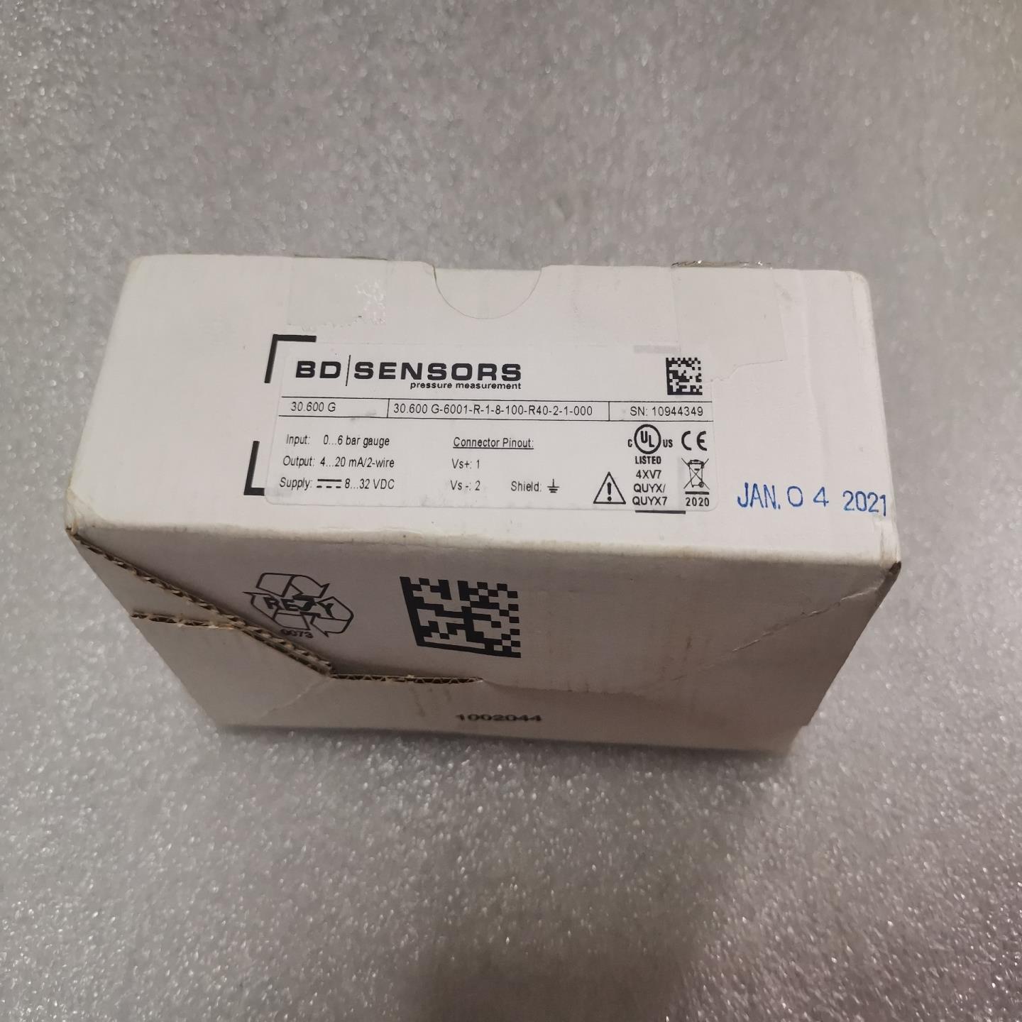 全新正品BD SENSORS压力传感器，30.600G-60