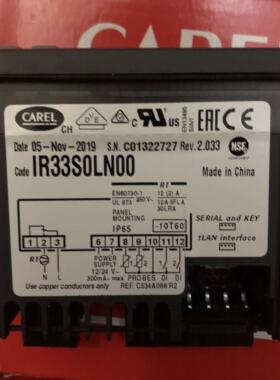 意大利卡乐温控器CAREL IR33S0LN00:IR33SOLNOO  电压：24伏议价