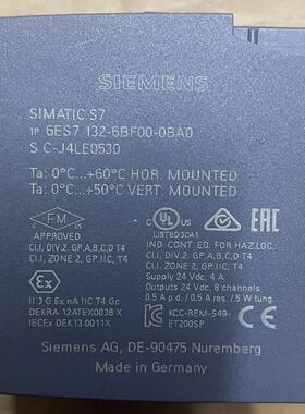 【工控自动化】S7132-6BF00-0BA0议价
