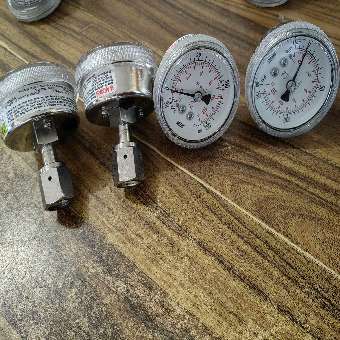 WISE WIKA...威卡直接式压力表  背接式特气压力表