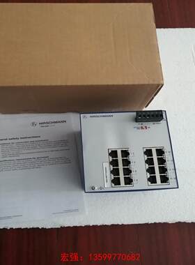[宏强工控]赫斯曼工业交换机RS20-1600T1T2SDAUHC工程剩-议价