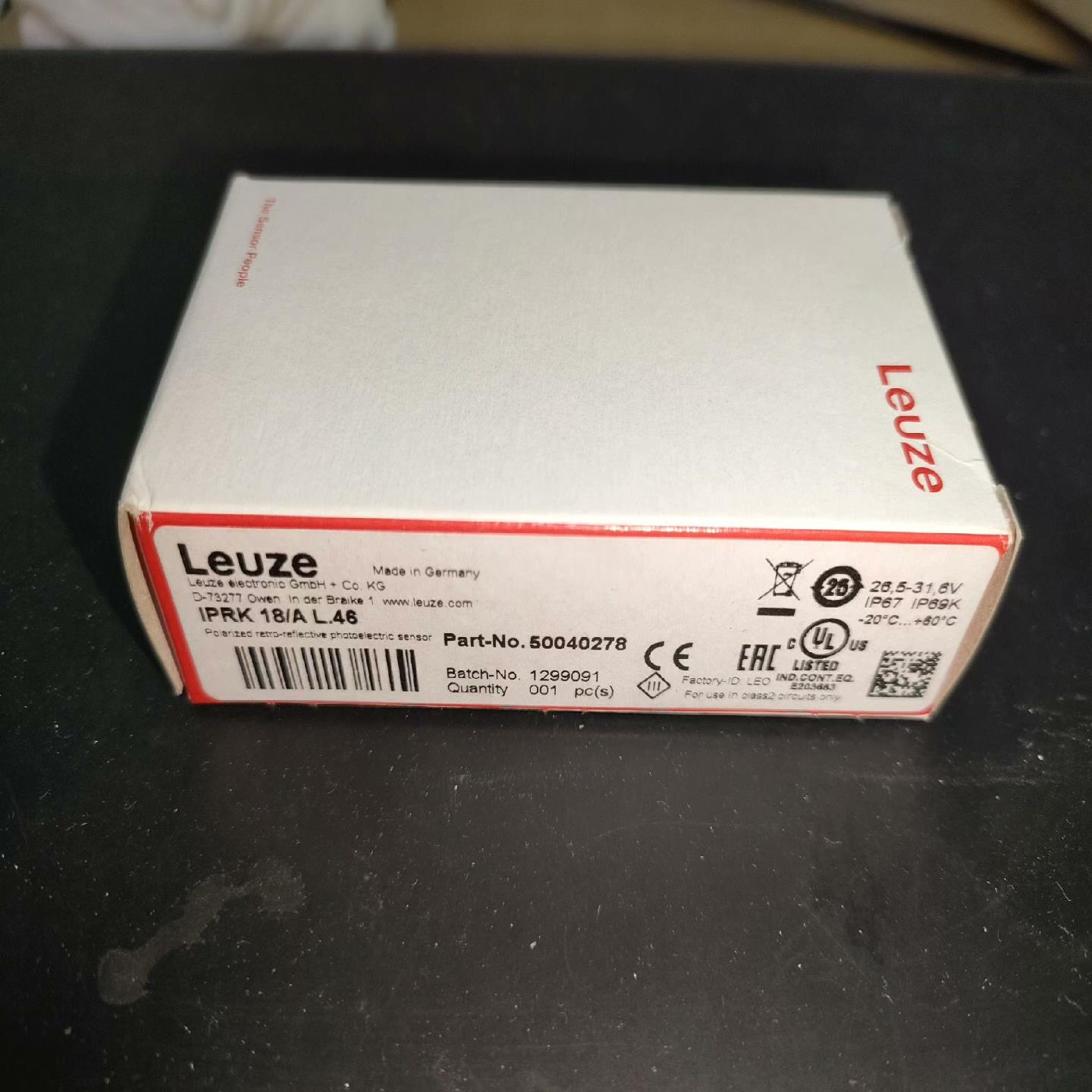 全新原装正品劳易测IPRK18/AL.46传感器，项目剩余多