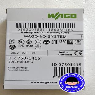 万可模块750－1415 议价 万可模块WAGO