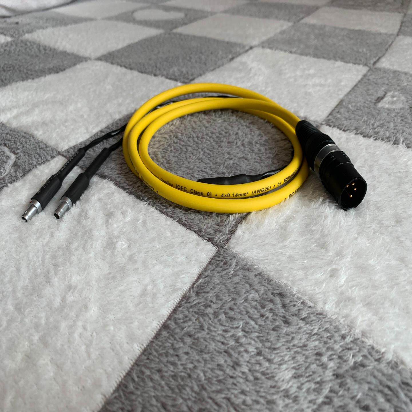 （设备配件） 四芯平衡hd800ssommer820森海塞尔参考卡农公线