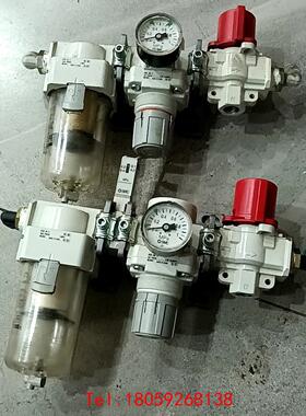 【非标价】拆机SMC两套套油水过滤器三联件，af40-04-A，ar4