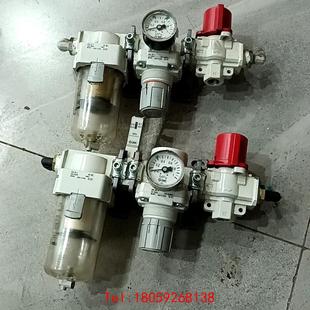 非标价 拆机SMC两套套油水过滤器三联件 ar4 af40