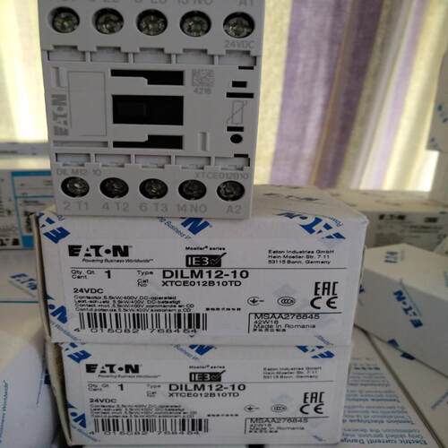 金钟开关 EATON DILM12-10 24VDC直流接触器议价