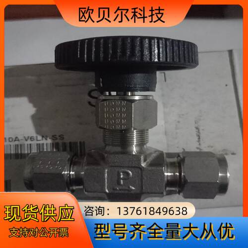 全新Parker M10A-V6LN-SS 针阀,Φ10卡套