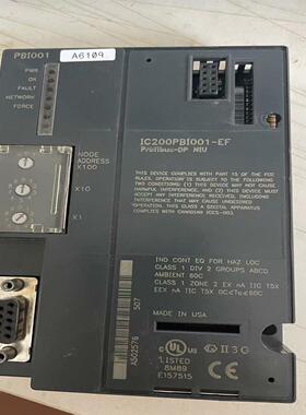 （设备配件）GE profibus模块IC200PBI001，功能包好，