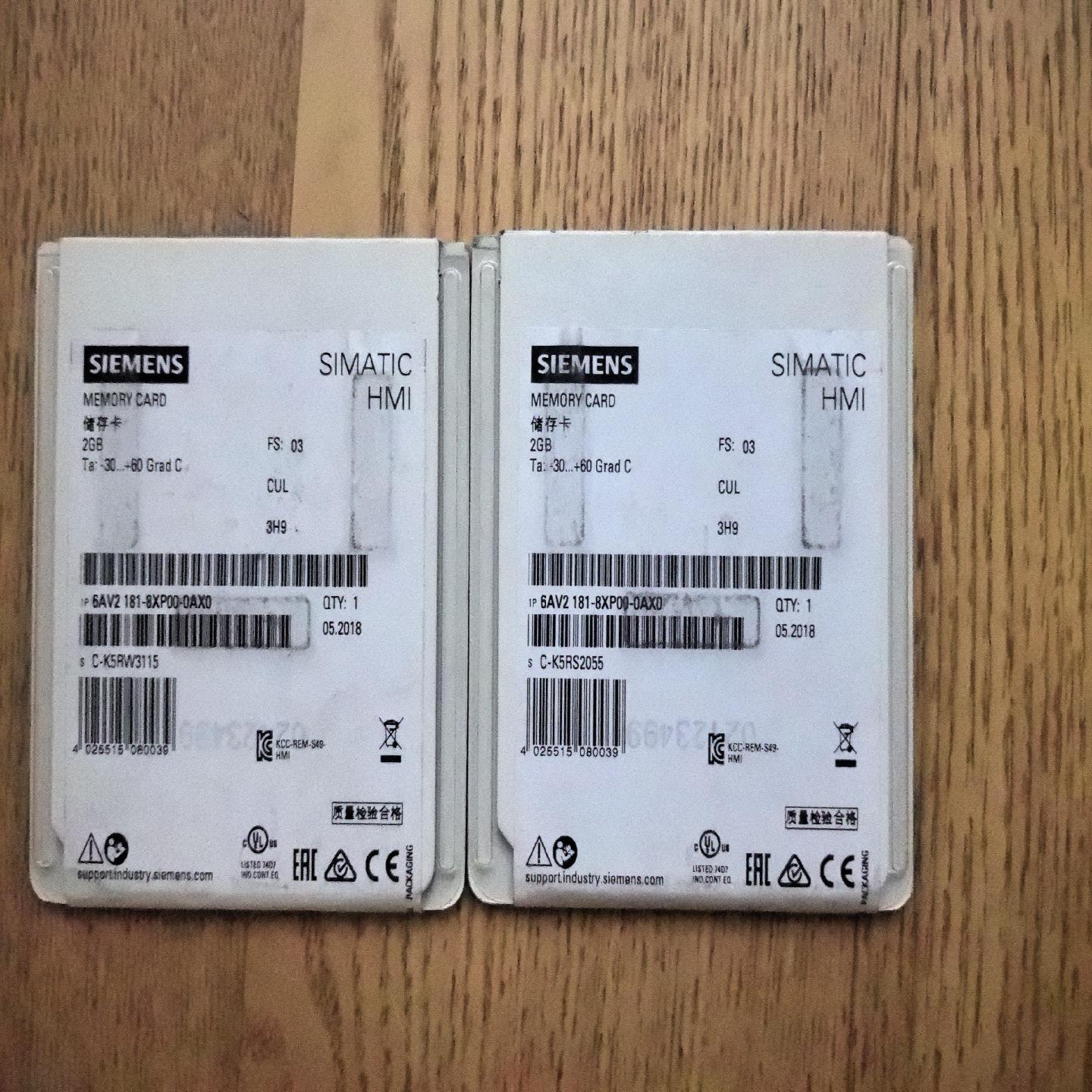 （设备配件）6AV2181-8XP00-0AX0  存储卡 2G 非附件