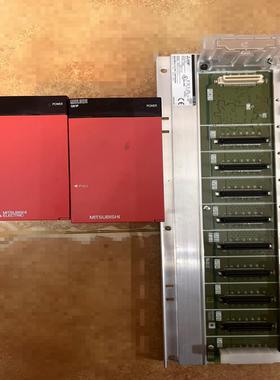 三菱Q电源和基板模块，电源Q61p，基板Q38B，如图所