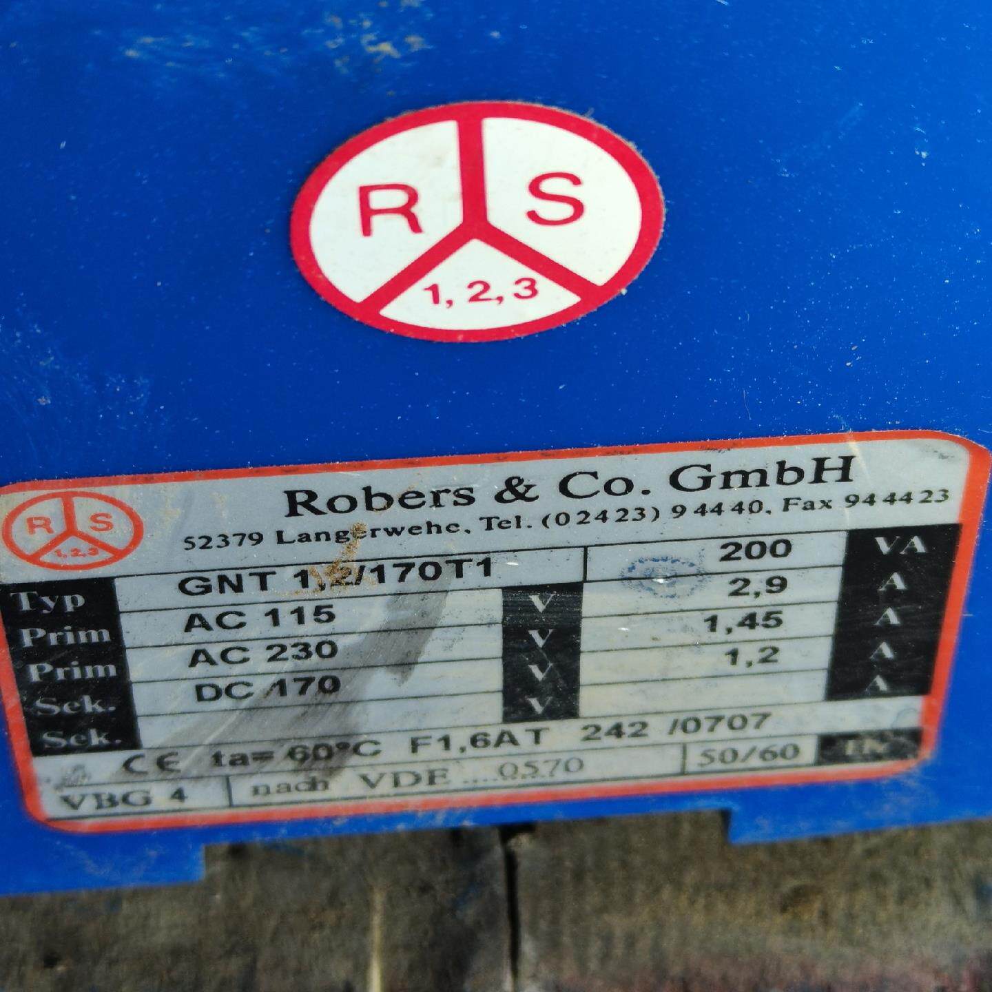 （设备配件）Robers & Co . GmbH  ROBERS & S