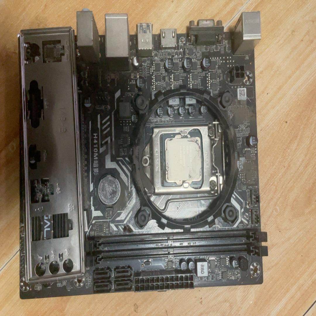 [德峰]新鲜拆机H410主板，cpu-G5925，感兴趣联系