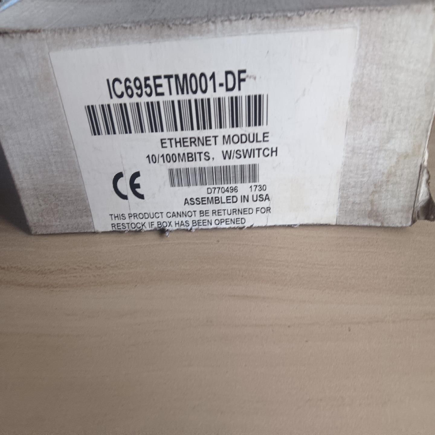 IC695ETM001，仅拆封，未使用。对码(崽崽配件）