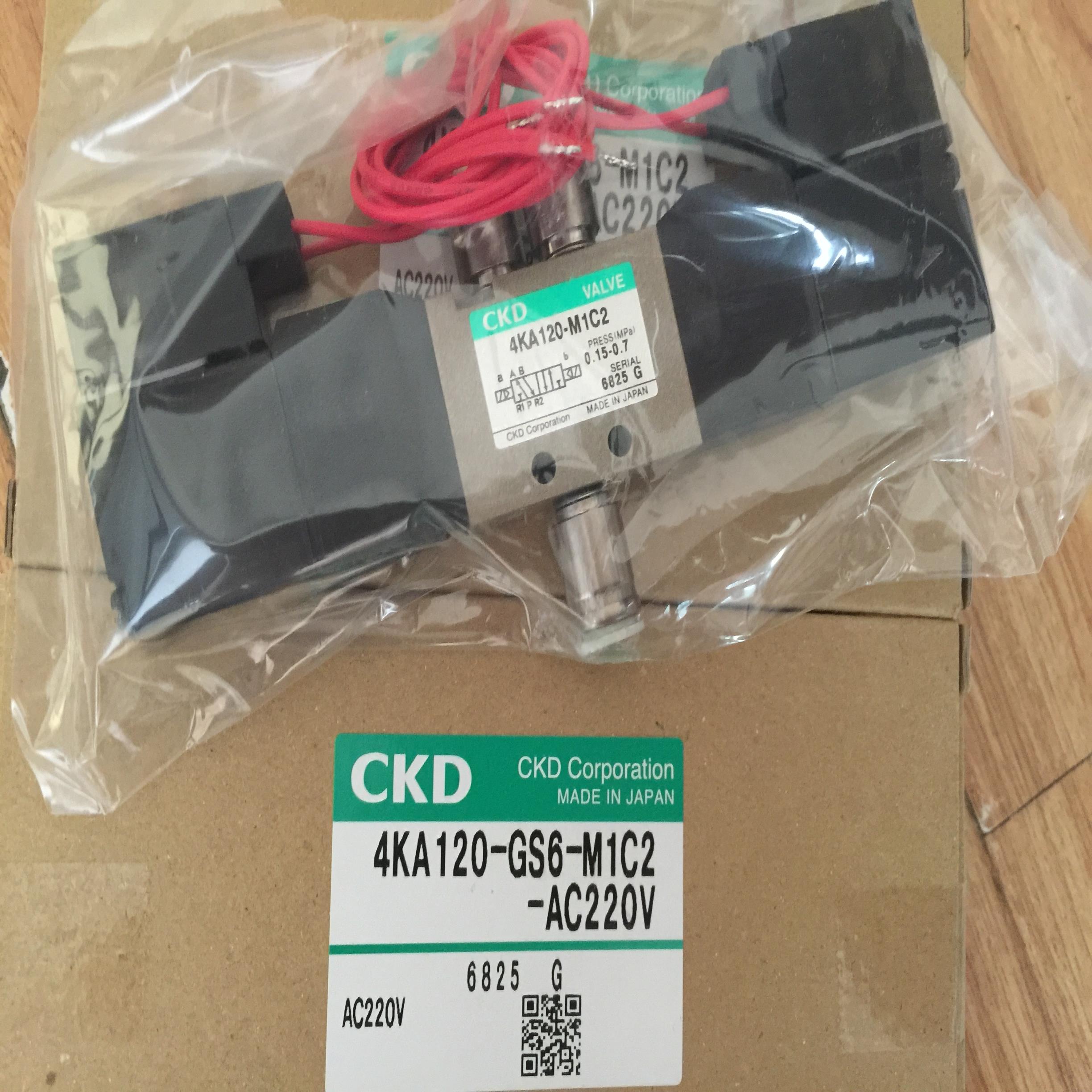 CKD喜开理先导式3.5通电磁阀4KA120-GS6-C2-AC200V议价