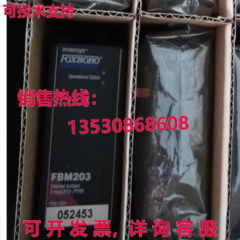 原装供应Invensys Foxboro I/A 系列 P0917GY 模块 FBM207c