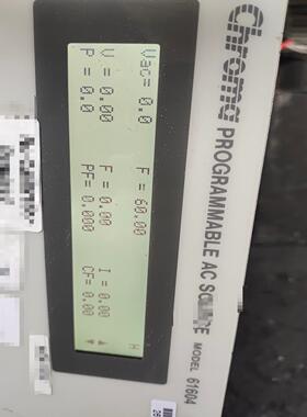 [德峰]置茂Chroma61604++AC+交流电源+功能完好，9成