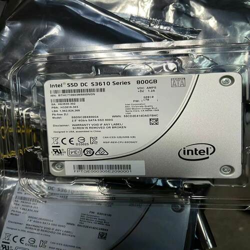 intel/英特尔0通电 S3610 800G