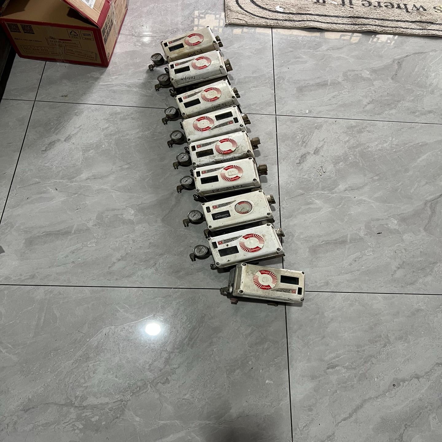 （设备配件）福斯阀门定位器 520 MD 拆机 有安装支架  9台