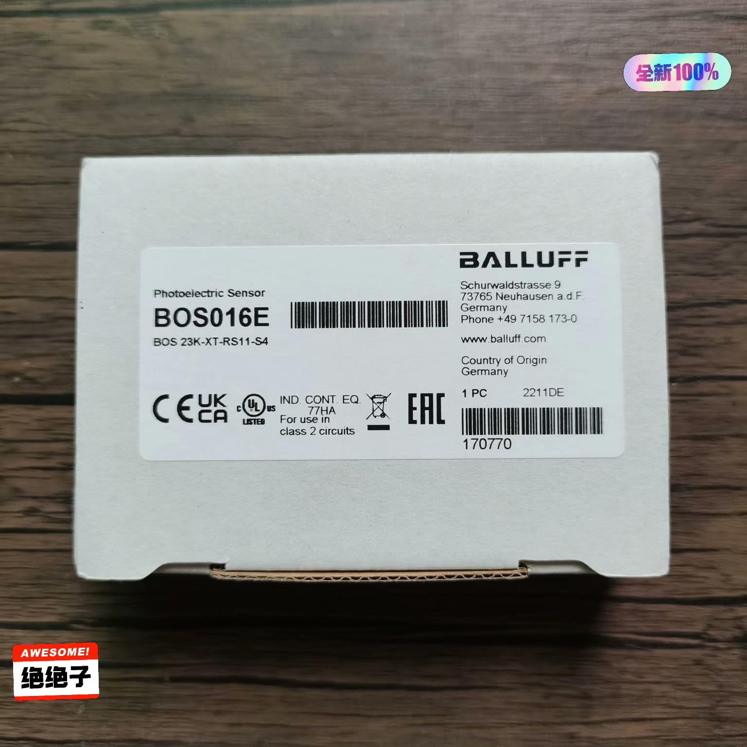 全新原装正品 巴鲁夫 BOS016E 传感器 BOS 23K