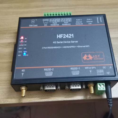 [德峰]串口 wifi服务器modbus拆机串口双G4HF2421转