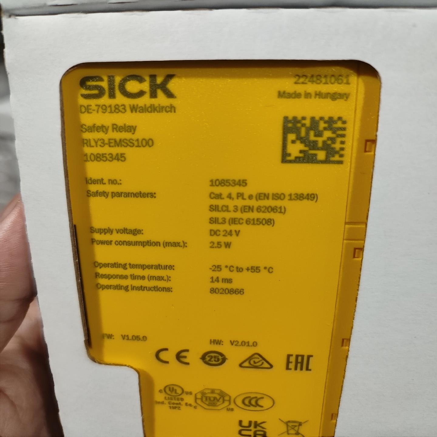 RLY3-EMSS100有200多个全新原装德国sic