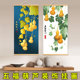 五福葫芦装 玄关风水招财五福临门福禄挂画餐厅客厅中堂 饰画新中式