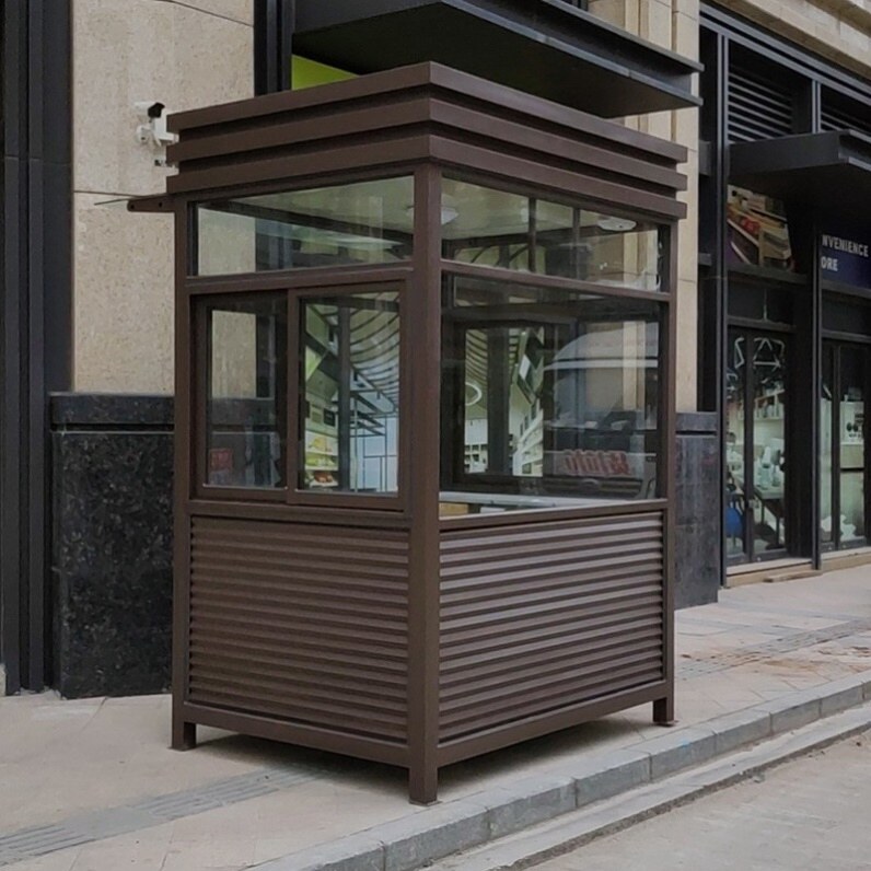 小区门卫值班室移动景区治安岗亭别墅不锈钢高速收费亭站岗保安亭