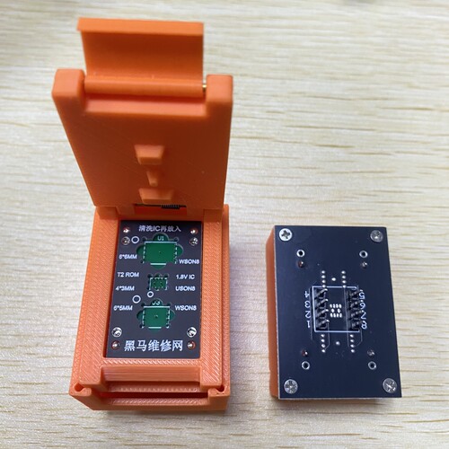 苹果笔记本专用三合一bios探针读写座 wson8*6 6*5  t2 rom刷写