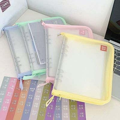高颜值孕检资料收纳册产检报告收集册防水孕妇b超单化验单拉链层