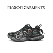 运动鞋 MASON 复古擦色做旧鞋 子休闲鞋 GARMENTS老爹鞋 增高2025春季