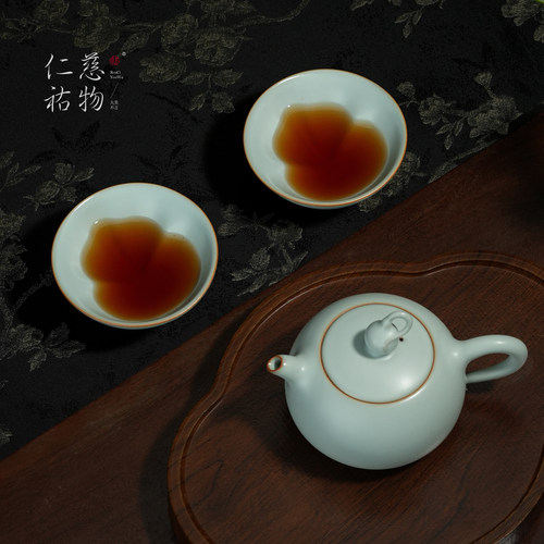 汝窑功夫茶具套装办公室会客