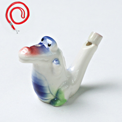 陶瓷口哨小鸟动物带绳陶瓷水鸟生