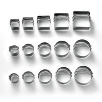 5-piece round stainless steel Cookie mold Cookie Cutter Set thumbnail 8