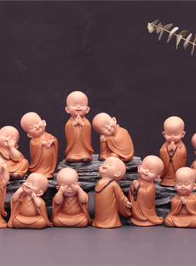 新款供货创意小沙尼慧能小和尚