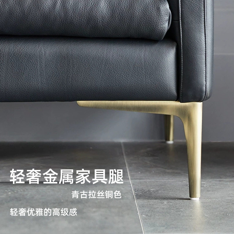 加厚沙发脚茶几脚柜脚床支撑腿半圆三叉脚床头柜电视柜金属家具脚