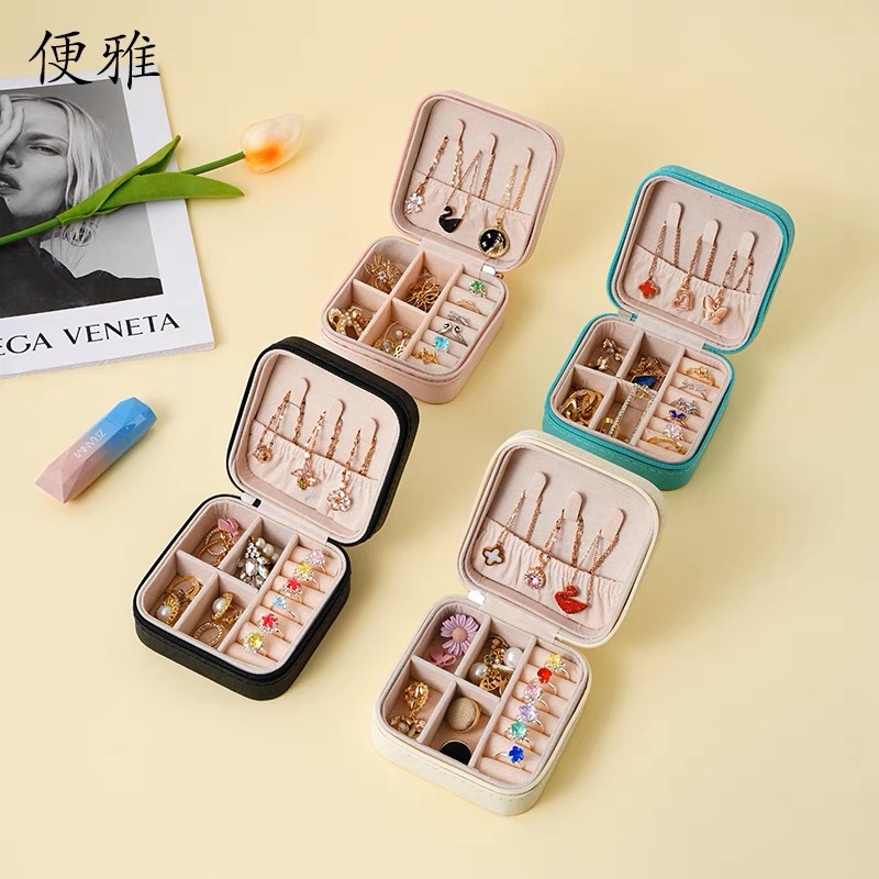 新款2023带锁首饰盒防氧化黄金