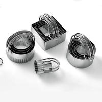 5-piece round stainless steel Cookie mold Cookie Cutter Set thumbnail 5