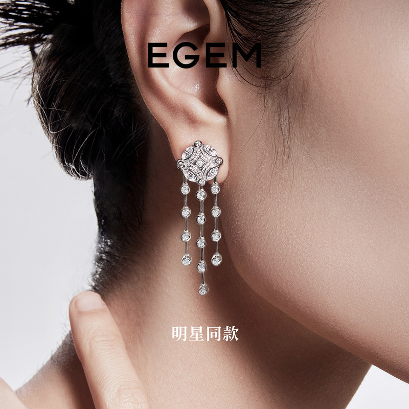 高银版项链女EGEM意境S925纯银