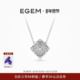 EGEM意境招财好运转运老钱系列项链女S925纯银原创小众新中式 吊坠