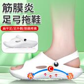 足跟痛拖鞋 足底筋膜跟腱炎骨刺脚后跟疼专用鞋 垫足弓垫脚底支撑