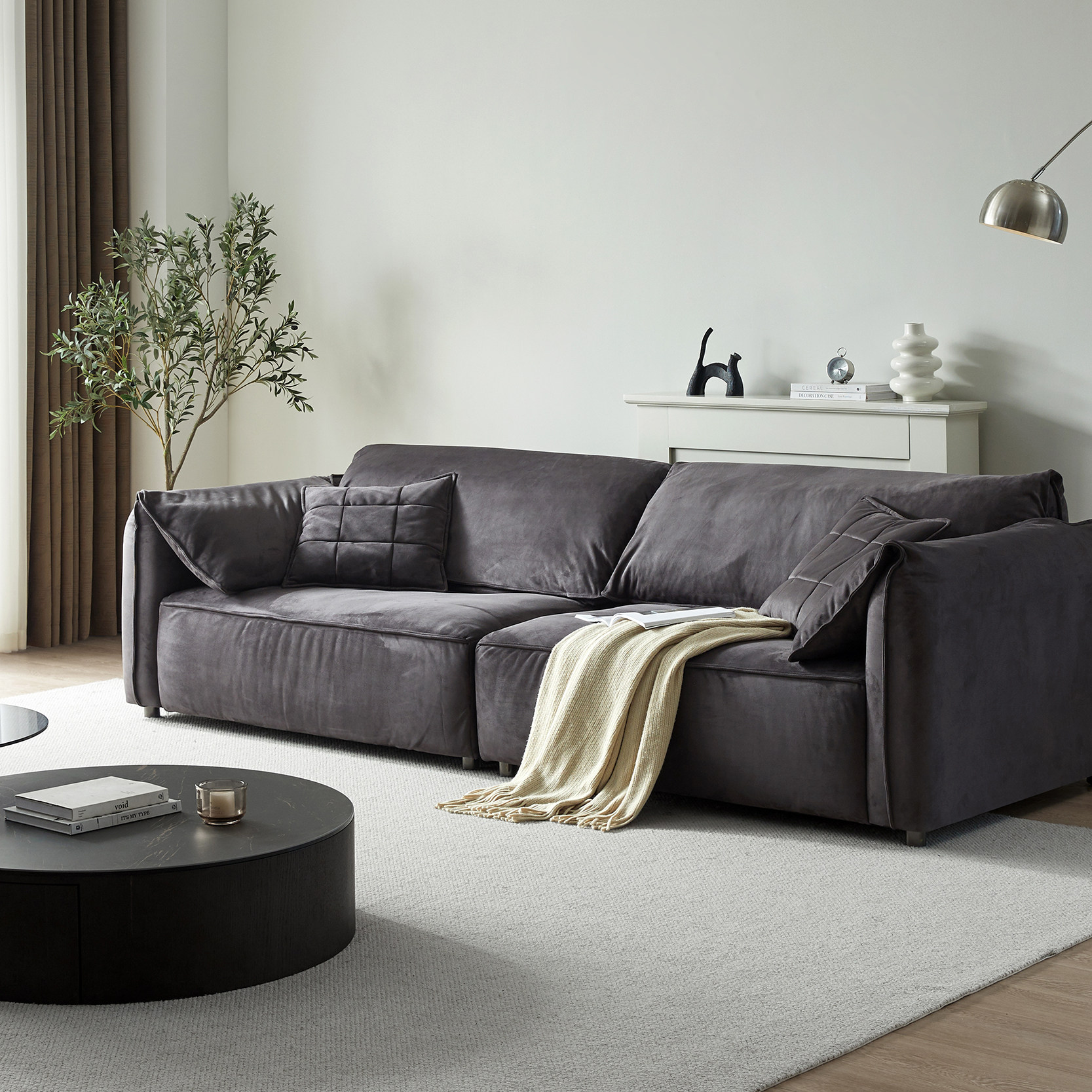 支吾松露沙发现代简约客厅布艺