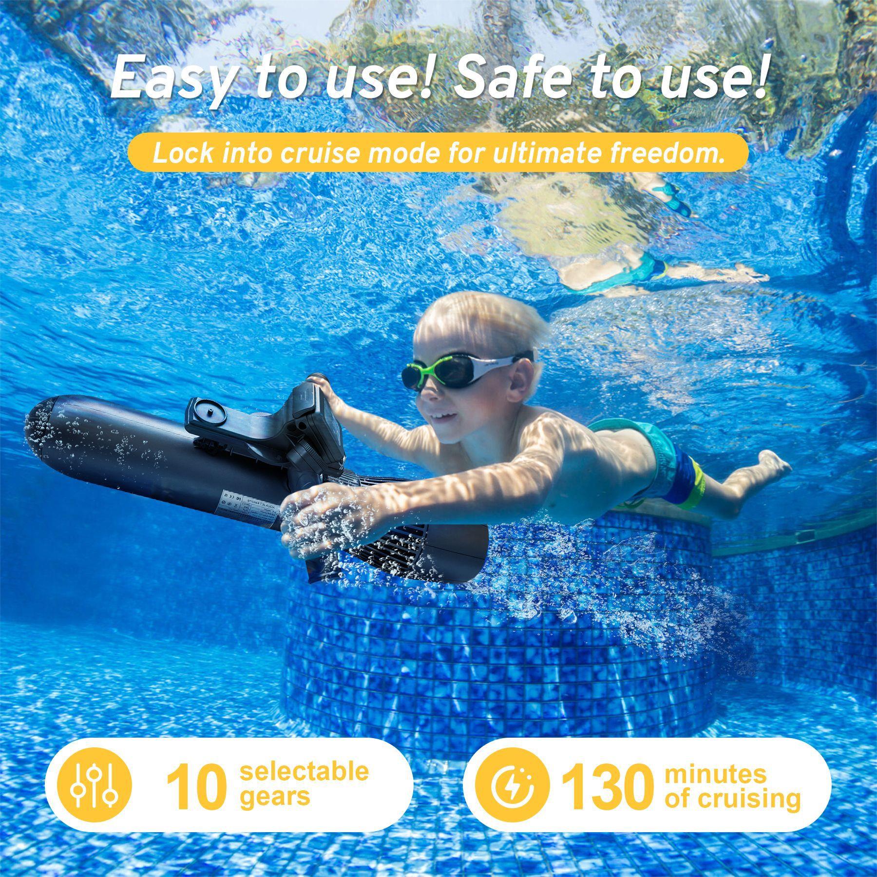 跨境 水下推进器/水上滑板车智能潜水助推器强劲动力户外桨板装备