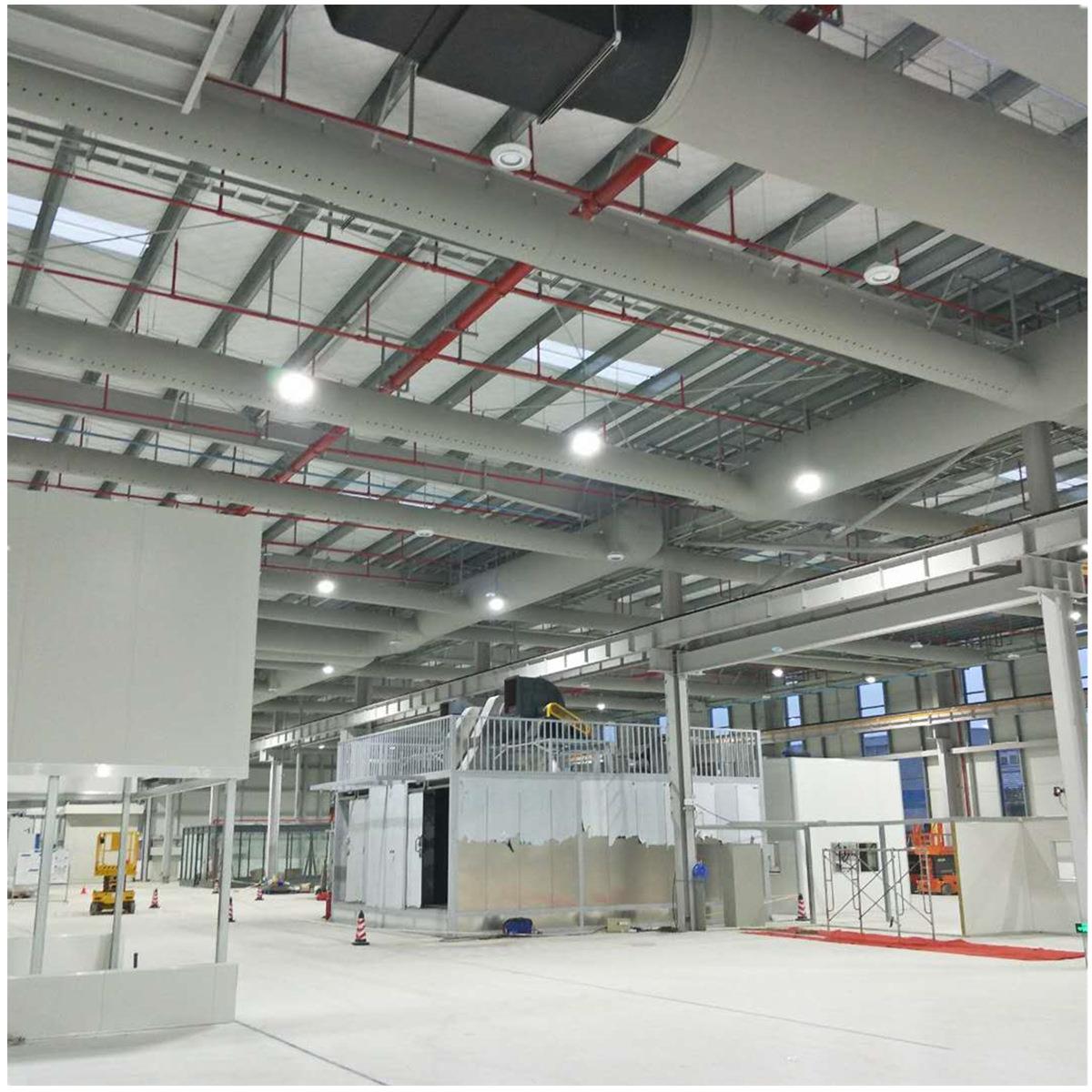 苏州铠纶 纱线阻燃涤纶暖通织物纤维风管 B1级阻燃牛津布布袋风管