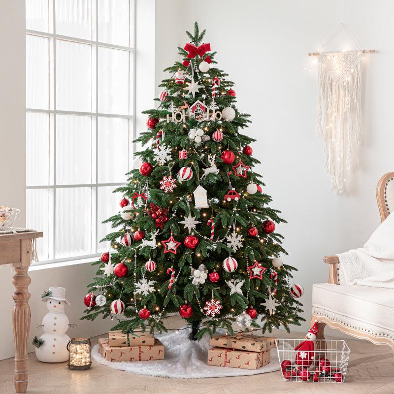豪华新款加密圣诞树套餐家用装饰品氛围装饰布置用品大型摆件