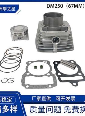 250CC摩托车发动机套缸适用Italika DM200 Dm250 Dm250CC气缸活塞