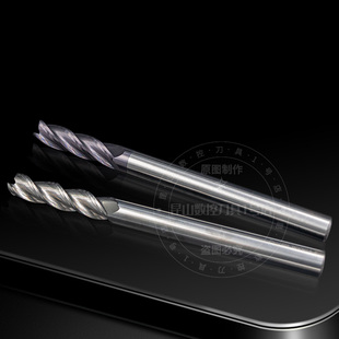 精选55度4刃钨钢加长圆鼻刀钢用涂层立铣刀R0.2R0.5R1R2R3 150/20