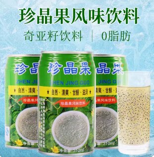 珍晶果饮料整箱台湾台杰奇亚籽果味植物饮料火锅烧烤饮品网红饮料