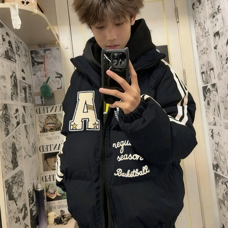 2025正流行立领棉服保暖加厚男款