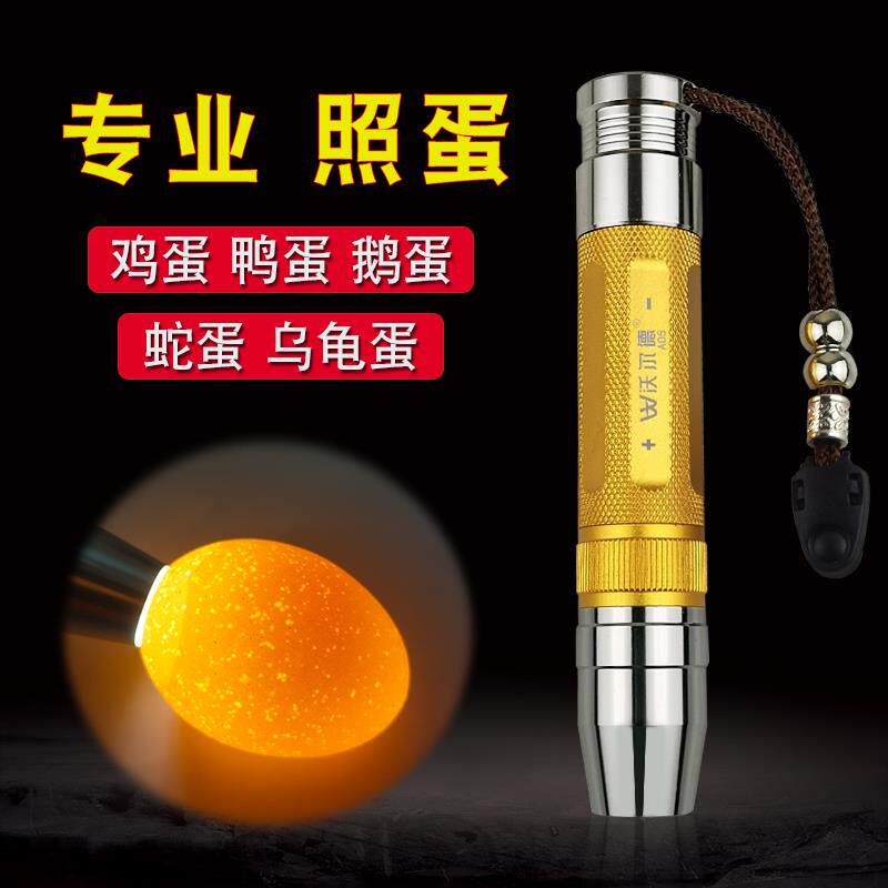 照蛋器led手电筒式强光冷光全自动照蛋灯检查小鸡蛋乌龟孵化专用